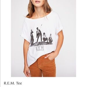 In search of REM band tee from free people